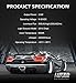 LUYED 2 x 900 Lumens Super Bright 1157 3014 78-EX Chipsets 1157 2057 2357 7528 LED Bulbs with Projector for Turn Signal Lights,Tail Lights,Xenon White