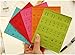 Chris-Wang 5 Sheets Self Adhesive Mini DIY Leather Monthly Calendar Index Tabs Reminder Stickers Flags for Appointment Book Events Diary Scrapbook Personal Planner (Multi-Color)