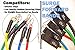 SURGE FORWARD 11pc Resistance Band Set - (Limited TIME Over with Door Anchor, Handles, Ankle Straps - Stackable Up to 100lbs - for Resistance Training, Physical Therapy, Home Workouts