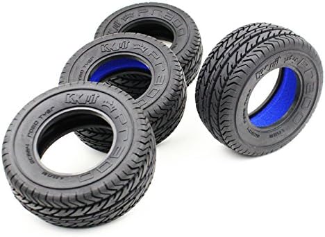 KKPIT 4Pcs High Performance 1/10 Short Course Prado Tire and Wheel hub for RC Car …