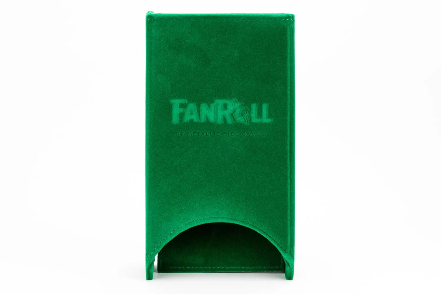 FanRoll by Metallic Dice Games Fold Up Dice Tower: Green, Role Playing Game Dice Accessories for Dungeons and Dragons