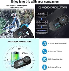 Motorcycle Helmet Bluetooth Intercom Kit, Motorbike