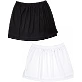 MYDUOLIA Button Shirt Extender Mini Length Tops Extension Stretch Layering Fake Top Lower Sweep