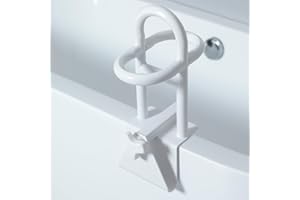 Triple Grip Adjustable Bathtub Handles for Seniors, Tub Grab Bars for Side of Tub, Handicap Grab Bars, Tub Handles for Elderl