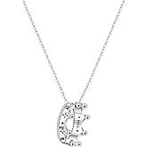 MISEFF 925 Sterling Silver Fashion Pendant Necklace for Women,Fashion Jewelry, 18K Gold Plated, Advanced Retro Series Link Chains ,Basic Multifunctional Accessories Suitable for Multiple Occasions and Daily Wear