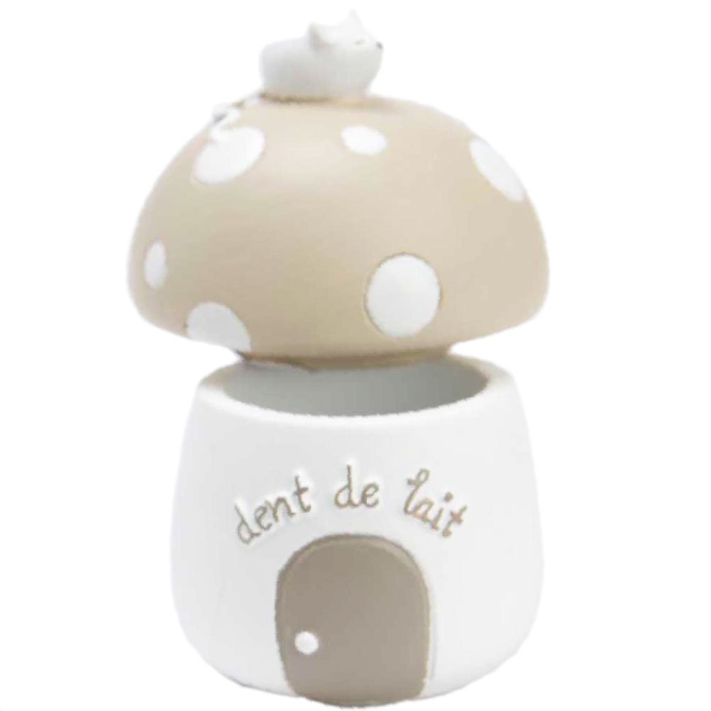 Napravi Rs Ameublement Et Decoration Boites A Dents Petite Boite En Resine A Dents De Lait Taupe