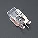 DREAMSTITCH 1/4 inch (Quarter Inch) Clear Stitch in Ditch Presser Foot Snap On Straight Stitching Fits for Brother, Singer, Babylock, Bernette, Elna, Viking Sewing Machine