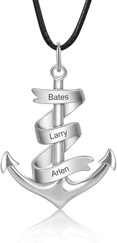 Collier ancre homme Clearance