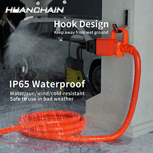 100 FT Outdoor Extension Cord Waterproof,16/2 Flexible Cold Weather