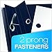 Oxford Clear Front Report Covers, Dark Blue, Letter Size, 25 per Box (55838EE)
