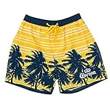 Men's Corona Yellow Palms Board Shorts