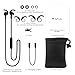 Bluetooth Headphones TaoTronics Wireless Earbuds Sports Earphones 9 Hours 4.2 Magnetic Lightweight & Fast Pairing (cVc 6.0 Noise Cancelling Mic, Snug Silicon Earbuds) - Upgraded Version
