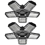 DONHUCHEP Garage Lights, 120W Deformable LED Garage