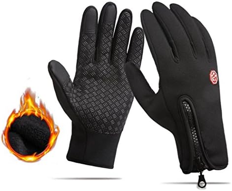 Screen Touch Gloves for Men &amp; Women Waterproof Cycling Gloves Warm Texting Glove