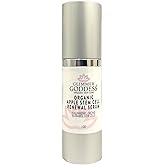 Glimmer Goddess Organic Skin Serum with Apple Stem Cells, Anti-Aging Serum for Face, Hydration & Wrinkle Defense 1oz.
