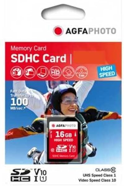 AgfaPhoto 16GB SDHC Class 10 Memory Card