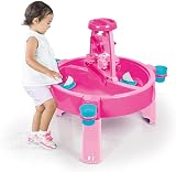 DOLU 3 in 1 Sand and Water Table Pink Outdoor Toys Drawing Desk view 4