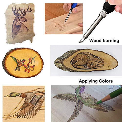 4 Professional+Pyrography+Adjustable+Temperature+Woodburning