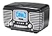 Crosley CR612-BK Corsair Retro AM/FM Dual Alarm Clock Radio with CD Player, Black