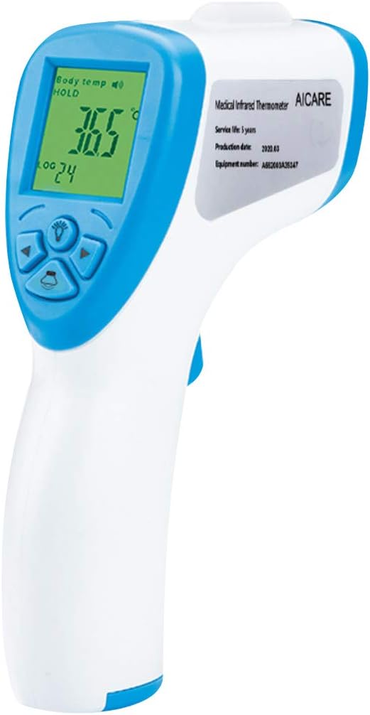 Forehead Thermometer for Adults Kids Baby-Non Contact Digital Thermometer - 32-42.9℃(89-109.22℉) Infrared Temperature Gun Accurate Instant Readings Fever Temperature Measure Tool for All People