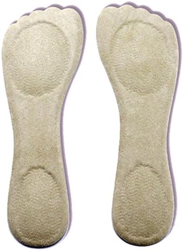 Wesell 2 Pack Insole for High Heels,Provide Heel Pain Relief, Comfortable Heel Inserts, Plantar Fasciitis, Heel Spurs, 3/4 High Heel Pain Relief Insoles Shoe Pads (beige)