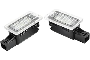 GZYF 1 Pair 1286317, 9123680 Interior Door Lights License Plate Lights Luggage Trunk Footwell Lamp ABS for Volvo V40/V40CC (O