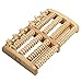 Wooden Foot Massage Roller with Reflexology (Large) Plantar Fasciitis Relief Acupressure Tool Bonus eBook Premium Quality, Lightweight Easy Foot Comfort