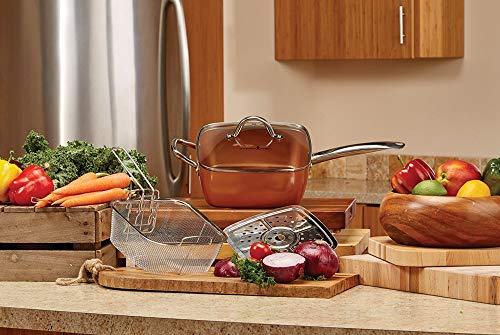 Copper Chef KC15053-04000 Cookware Set 5, 5 Pieces, Copper (Certified Refurbished) - Thumbnail 4