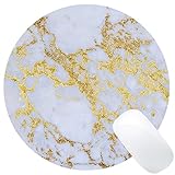 Wknoon Awesome trendy modern marble Mouse Pad Round Mat