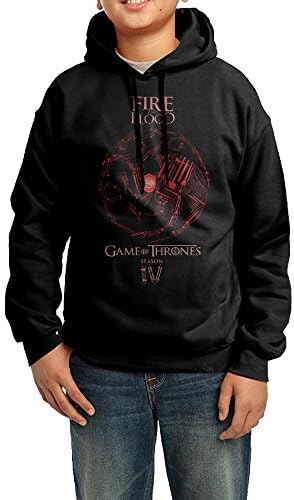 Unisex Youth Sweatshirt Game Of Thrones Fire And Blood Logo
