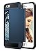 Vofolen Case Wallet Case Hybrid Bumper Armor Snap-on Black Soft Rubber Cover Protective Shell Dark Blue
