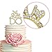 We Still Do Gold Cake Topper | Premium Sparkly Crystal Diamond Bling Rhinestone Gems | Anniversary or Vow Renewal Decoration Ideas | Perfect Keepsake (We Still Do Gold)