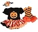 AISHIONY Baby Girl 1st Halloween Costumes Tutu Outfit Newborn Onsie Dress 3PC S