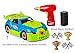 ALL IN ONE EASY-FUN TOY RACING CAR SET - TAKE A PART RACE CAR KIT- LIGHTS-ENGINE SOUNDS-TOOLS + ALL BATTERIES AND BONUS RACER STICKERS INCLUDED - PERFECT FOR AGES 3 4 5 + BY TECH E SMART (TM)