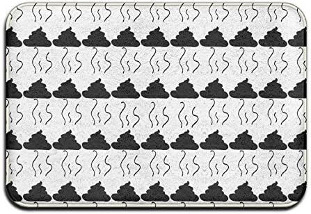 Poo Cartoon Pattern Doormat Entrance Mat Floor Mat Rug Indoor/Outdoor/Front Door/Bathroom Mats Rubber Non Slip