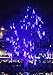 Alkbo Blue Color Meteor Shower Rain Lights Waterproof String for Wedding Party Christmas Xmas Decoration Tree Party Garden Xmas String Light Outdoor 8 Tube