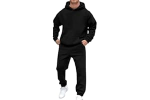 GOSEAGOTOFUN Mens Track Suits 2 Piece Set Hoodie and Sweatpants Sets Casual Jogging Gym Sweat Suits Athletic Tracksuit Outfit