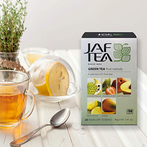 JAF TEA Pure Green Collection Fruit Melody Green Tea 6 Pack