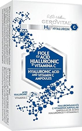 Ampulle mit Hyaluronsäure Und Vitamin C - Gerovital H3 Hyaluron C