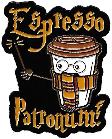Espresso Patronum! Adorable Enamel Lapel Pin for Coffee Lovers