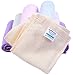 Moolecole Bamboo Fiber Baby Washcloths Extra Soft Towel for Baby Absorbent and Reusable Baby Wipes Excellent Baby Gift Set,10-Pack