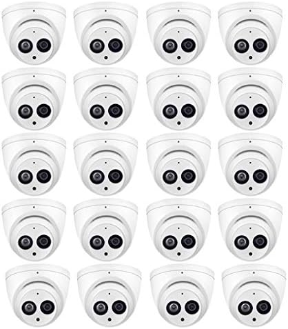 20 Pack 6MP Outdoor Security PoE IP Camera HDW4631C-A, 2.8mm Fixed Lens,3072x2048 Resolution,EXIR Turret Network Surveillance Camera,30m Night Vision,H.265,IP67,ONVIF (20 Pack OEM HDW4631C-A 2.8mm)