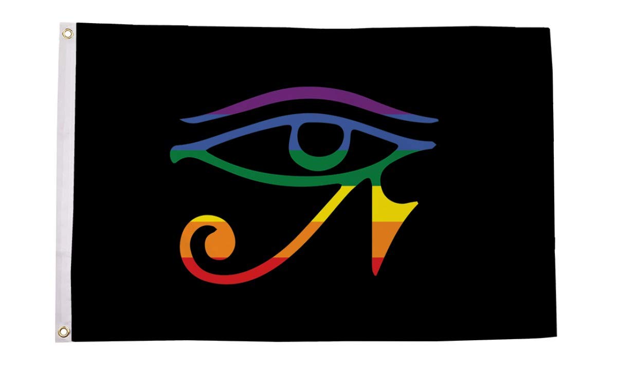 AZ FLAG - Gay Goth Pride Flag - 3x5 Ft - 100D Polyester Lgbt Gothic Banner with Two Metal Grommets - Fade Resistant - Vivid Colors - 3' x 5' Feet - 150x90 Cm