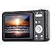 Digital Camera,Vicatta 2.7 Inch TFT 5X Optical Zoom 15MP 1280 X 960 HD Anti-shake Smile Capture Digital Video Camera--Black
