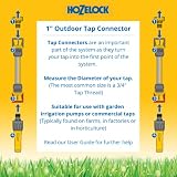 Hozelock Tap Connector 1" 33.3mm Threaded Outdoor Garden Hose Adapter Watertight view 5