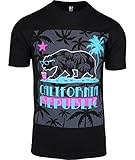 California Vice Mens T Shirt 1980s Vintage Style