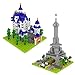 FUN LITTLE TOYS Nanoblock Architecture Mini Building Blocks Kids, Boys, Girls, Adults, Goodie Bags Fillers, Party Favors, 729 pcs