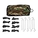 Aqua Quest Defender Tarp - 100% Waterproof Heavy Duty Nylon Bushcraft Survival Shelter - 13 x 10 ft Woodland Kit