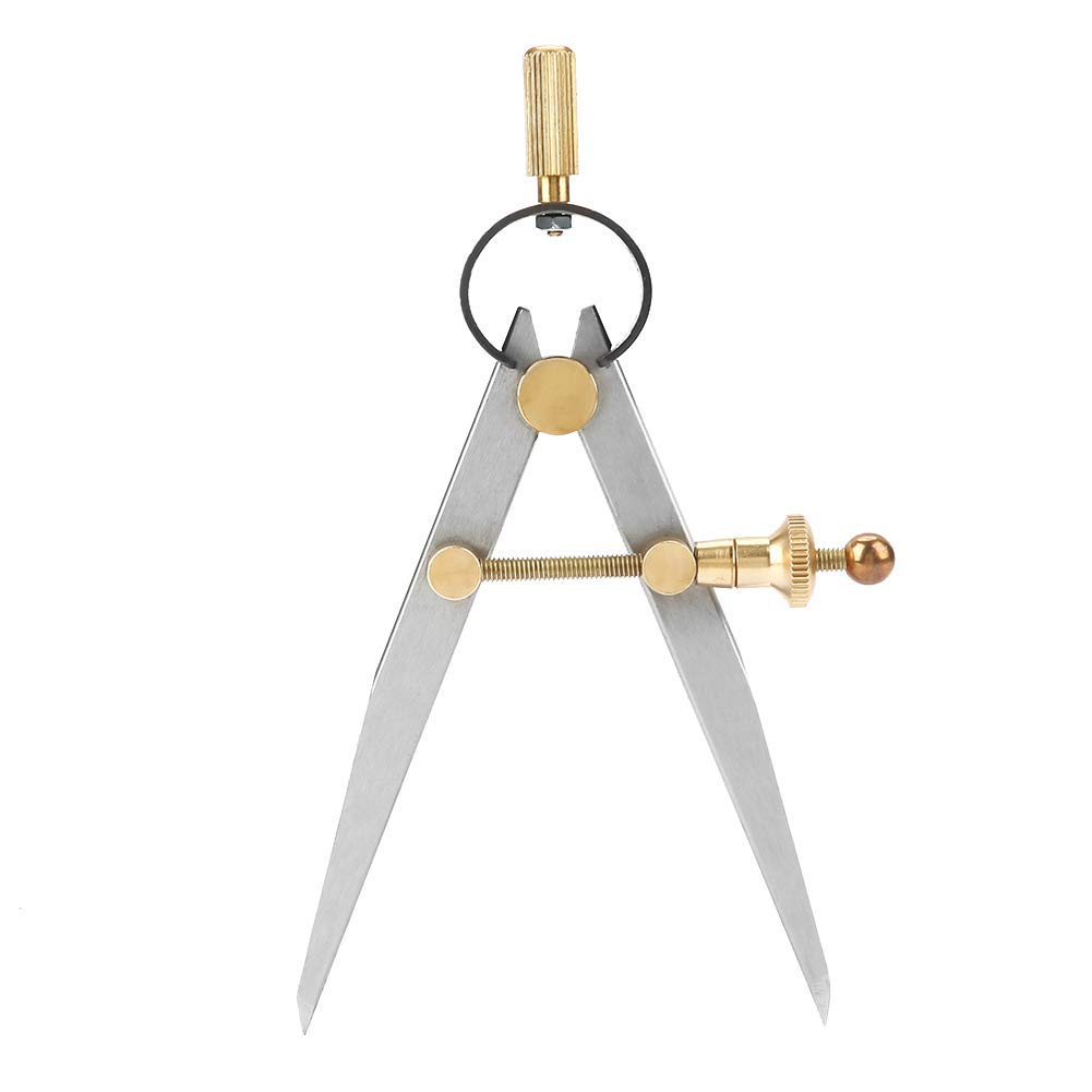 Hilitand Carbon Steel 100mm Leather Compass - Durable, Precise, and Ideal for Leatherworking, Metalworking, and Woodworking