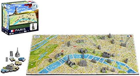 4D Cityscape Mini Puzzle (166 Piece) Paris